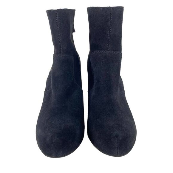 Steve Madden Black Gracieee Suede Black Booties Size 10 - Picture 3 of 10